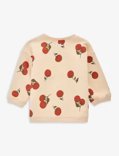 Graphic-print Organic-cotton Sweatshirt 3 Months- 4 Years -Boutique Fashionable Childrens Clothing Store R04131282 TOMATO ALT02