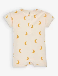 Graphic-print Organic-cotton Babygrow 0-12 Month
