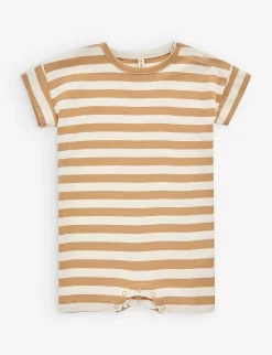 Striped Organic-cotton Body 0-12 Months