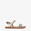 Pom D'Api Plaguette Tao Glitter-sequin Faux-leather Sandals 6-7 Years