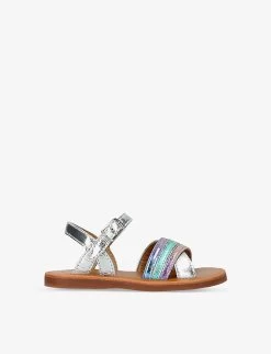 Pom D'Api Plagette Lili Metallic-leather Sandals 3-5 Years