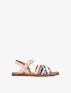 Pom D'Api Plagette Lux Patent-leather Sandals 6-9 Years