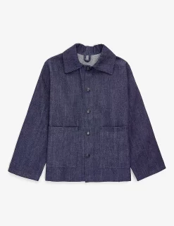 Patch-pocket Organic-cotton Denim Jacket 1-10 Years