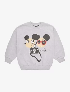 Mini Rodini Mr G Ritzratz Graphic-print Organic-cotton Sweatshirt 18 Months-11 Years