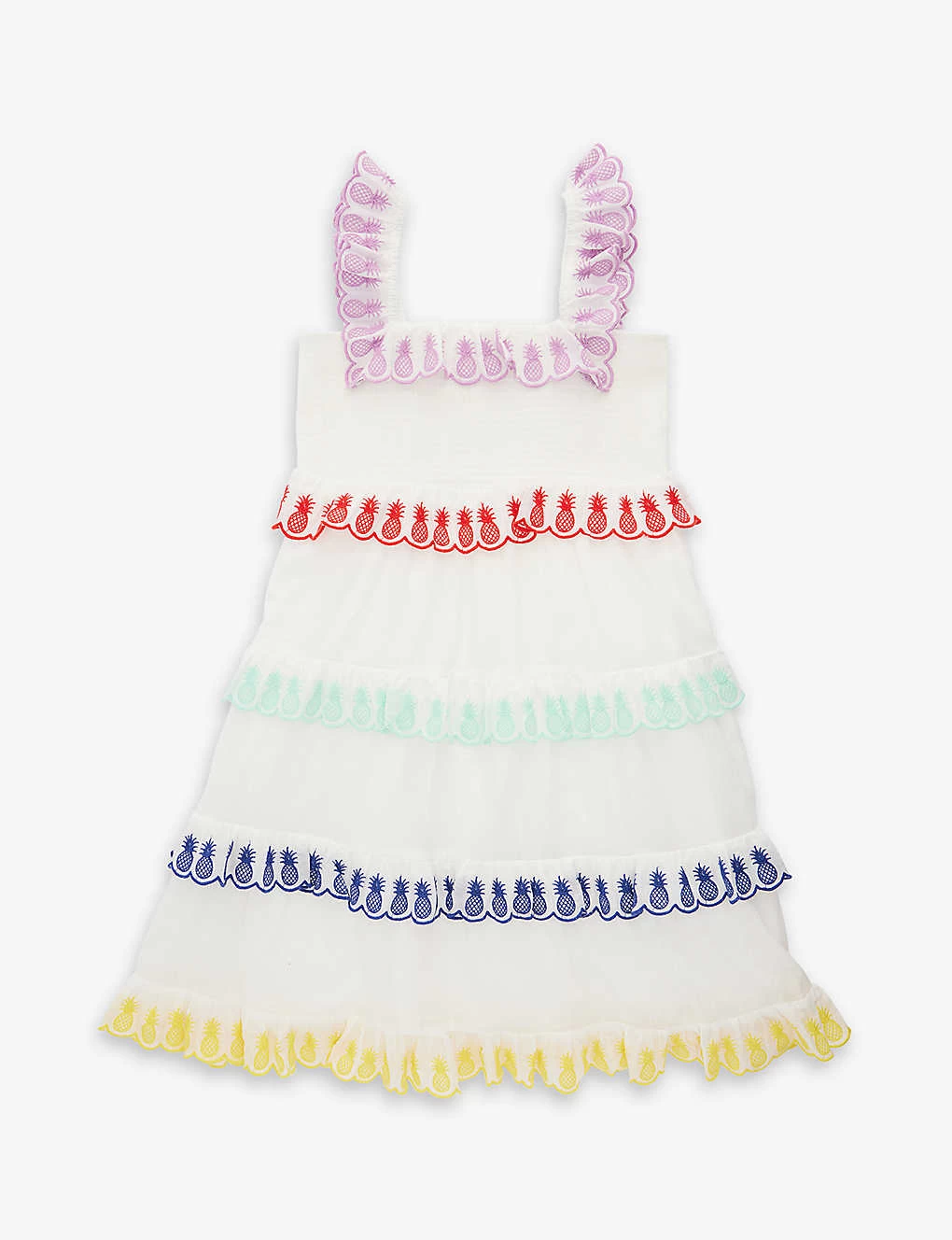 Zimmermann Frilled-shoulder Smock-top Cotton-poplin A-line Mini Dress 6-12 Years 1 Zimmermann Frilled-shoulder Smock-top Cotton-poplin A-line Mini Dress 6-12 Years