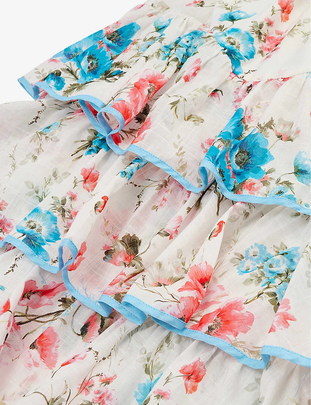 Zimmermann Halycon Floral-pattern Cotton-poplin Dress 4-12 Years 2 Zimmermann Halycon Floral-pattern Cotton-poplin Dress 4-12 Years - Image 2