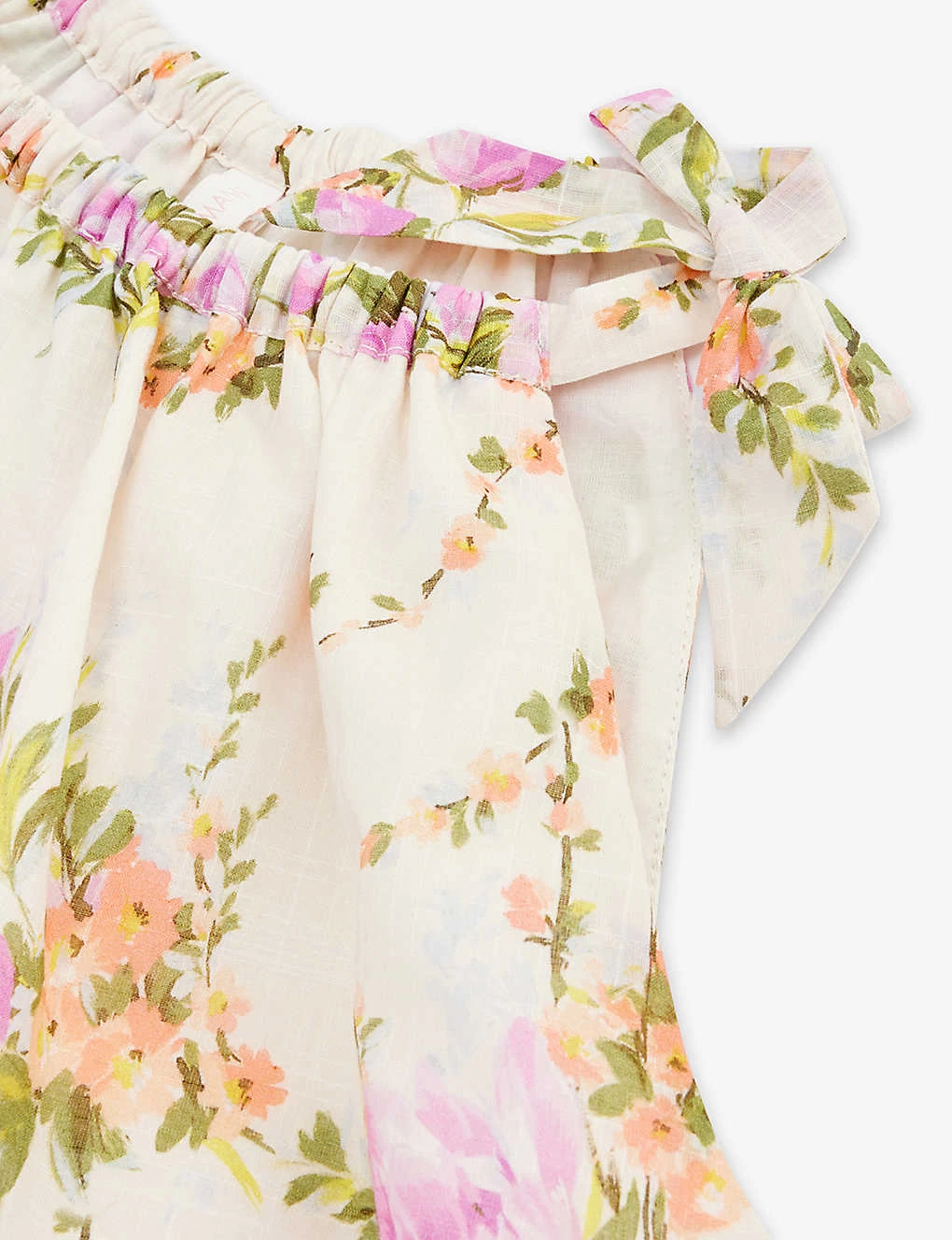 Zimmermann Halter-neck Floral-pattern Cotton Top 4-12 Years 2 Zimmermann Halter-neck Floral-pattern Cotton Top 4-12 Years - Image 2