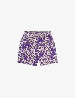 Cheetah-print Shell Swim Shorts 1-13 Years