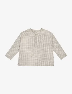 Adonis Check Cotton-voile Shirt 3-12 Years