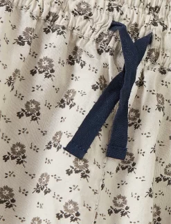 Elderberry Polka Floral-print Cotton Trousers 3-12 Years -Boutique Fashionable Childrens Clothing Store R04136699 POLKAFLORALPRINT ALT02