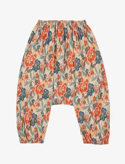 Faraday Floral-print Cotton Baby Trousers 3-24 Months