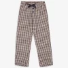 Ficus Geometric-print Cotton Trousers 3-12 Years