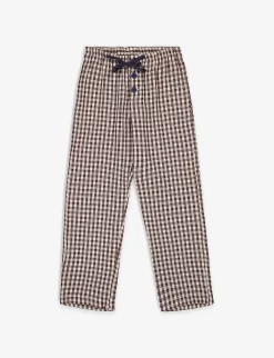 Ficus Geometric-print Cotton Trousers 3-12 Years