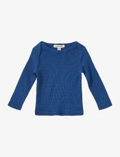 Kishon Stripe Ribbed Cotton-jersey Top 3 Months - 12 Years