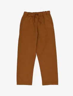 Leda Drawstring Cotton-twill Trousers 3-16 Years