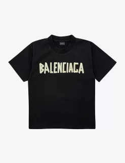 Balenciaga Logo-print Cotton-jersey T-shirt 4-10 Years