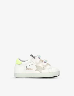 Golden Goose Baby School Star-motif Leather Trainers 4 Months-2 Years