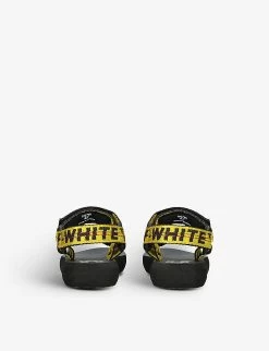 Industrial Logo-strap Woven Sandals 4-8 Years -Boutique Fashionable Childrens Clothing Store R04141690 YELLOW ALT03