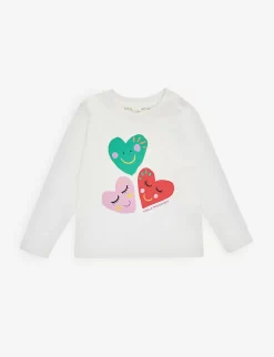STELLA MCCARTNEY Heart-print Cotton-jersey T-shirt 9-36 Months