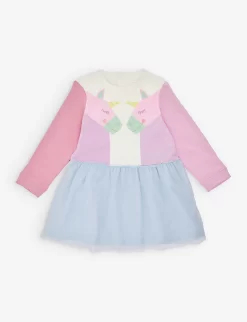 STELLA MCCARTNEY Graphic-print Cotton-jersey Dress 3-36 Months