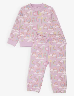 STELLA MCCARTNEY Graphic-print Organic-cotton Tracksuit 6-36 Months 5 STELLA MCCARTNEY Graphic-print Organic-cotton Tracksuit 6-36 Months -Boutique Fashionable Childrens Clothing Store R04142110 GLICINEMULTICOLOR ALT02
