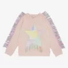 STELLA MCCARTNEY Star-shaped Panel Tassel Cotton-jersey Sweatshirt 2-12 Years