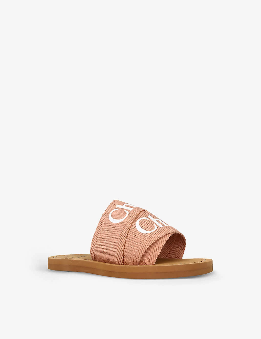 Chloé Aqua Logo-print Woven Sandals 6-9 Years 3 Chloé Aqua Logo-print Woven Sandals 6-9 Years - Image 3