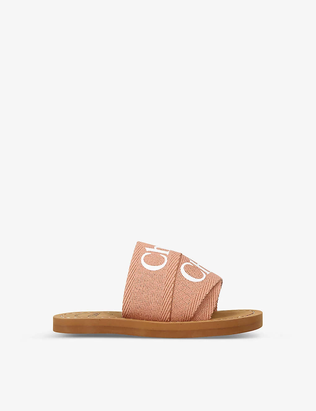 Chloé Aqua Logo-print Woven Sandals 6-9 Years 1 Chloé Aqua Logo-print Woven Sandals 6-9 Years