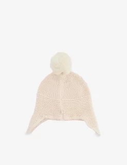 Tlt Bg Knitted Pom Hat -Boutique Fashionable Childrens Clothing Store R04147110 PINK ALT02
