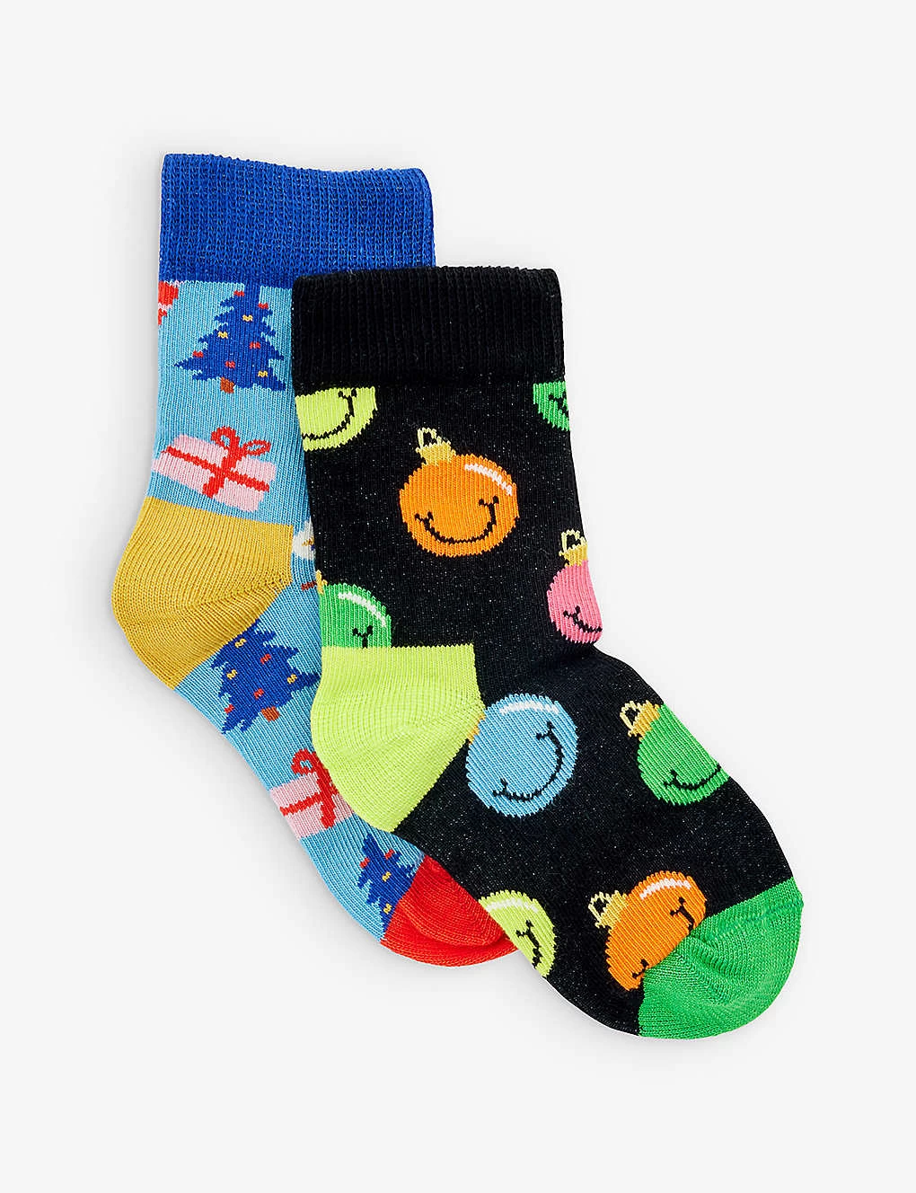 Happy Socks Holiday Gift Set Pack Of Two Stretch-cotton Blend Socks 1-9 Years 2 Happy Socks Holiday Gift Set Pack Of Two Stretch-cotton Blend Socks 1-9 Years - Image 2