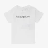 Emporio Armani Logo-print Short-sleeve Cotton-jersey T-shirt 6-36 Months