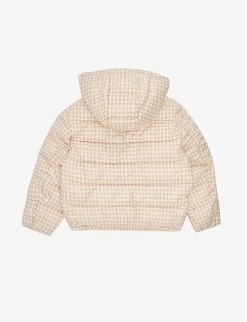 Emporio Armani Brand-appliqué Funnel-neck Shell Jacket 8-14 years -Boutique Fashionable Childrens Clothing Store R04148270 01500101 ALT02