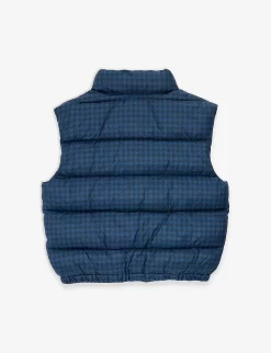 Emporio Armani Funnel-neck Regular-fit Shell Gilet 6-12 Years -Boutique Fashionable Childrens Clothing Store R04148271 09780920 ALT02