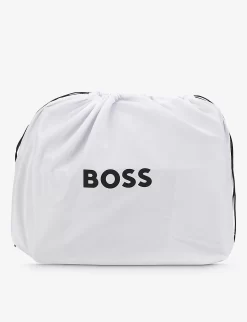 Boss Rubberised-logo Shell Changing Bag -Boutique Fashionable Childrens Clothing Store R04150700 BLACK ALT04