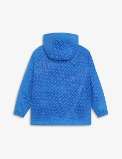 Boss Water-Reactive Logo Shell Windbreaker Jacket 8-14 Years 9 Boss Water-Reactive Logo Shell Windbreaker Jacket 8-14 Years -Boutique Fashionable Childrens Clothing Store R04150790 NAVY ALT04