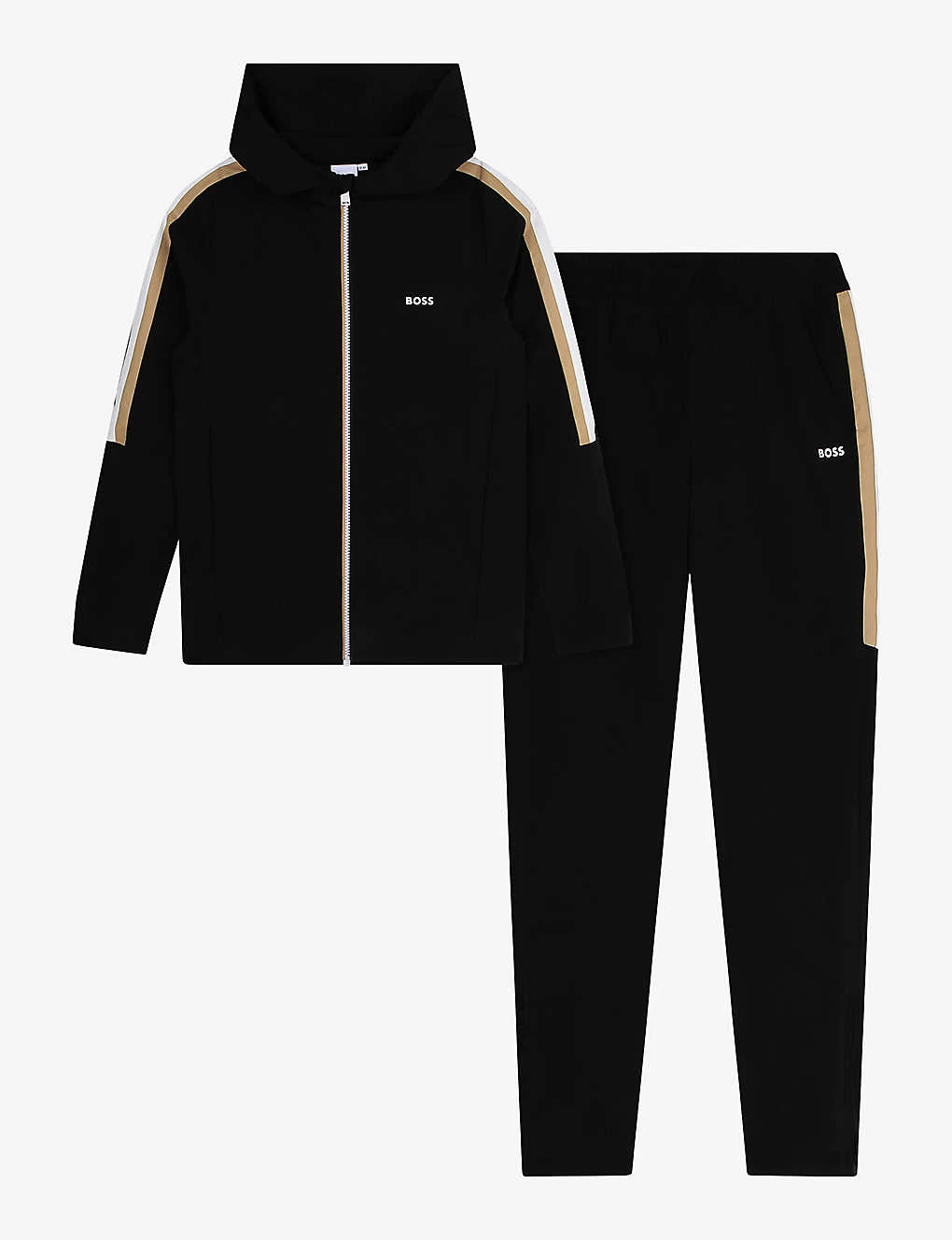 Boss Contrasting-stripe Stretch-nylon Tracksuit 4-16 Years 1 Boss Contrasting-stripe Stretch-nylon Tracksuit 4-16 Years
