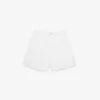 Benetton Brand-embroidered Relaxed-fit Cotton-poplin Shorts 6-14 Years