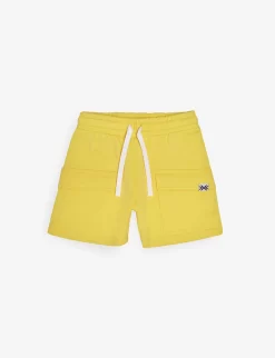 Benetton Brand-tab Elasticated-waist Cotton-jersey Shorts 3-6 Years