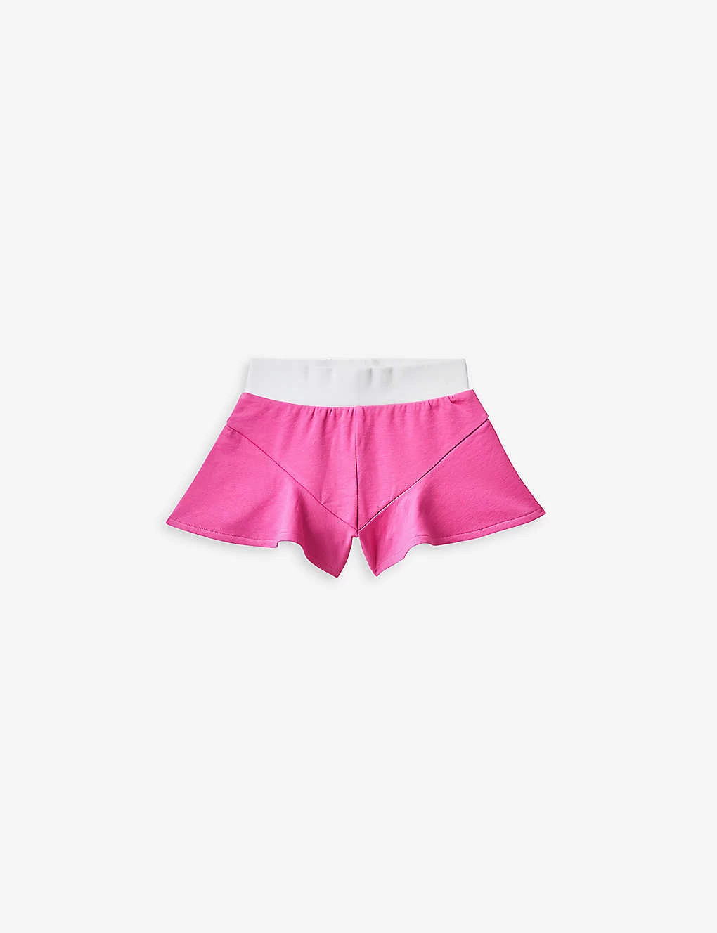 Benetton Frill-hem Elasticated-waist Stretch-cotton Culottes 6-14 Years 1 Benetton Frill-hem Elasticated-waist Stretch-cotton Culottes 6-14 Years