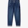 Benetton Basket-waist Wide-leg Stretch-denim Jeans 6-14 Years