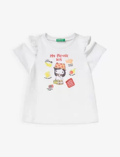 Benetton Graphic-print Short-sleeve Cotton T-shirt 1-6 Years