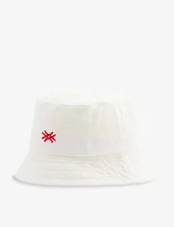 Benetton Logo-embroidered Wide-brim Cotton Bucket Hat 6-14 Years