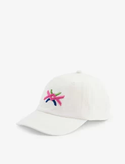 Benetton Embroidered-logo Curved-peak Cotton Baseball Cap 6-14 Years
