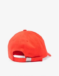 Benetton Brand-appliqué Curved-brim Cotton-twill Cap 1-5 Years -Boutique Fashionable Childrens Clothing Store R04151661 RED ALT02