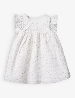Benetton Ruffle-trim Stretch-cotton Dress 1-18 Months