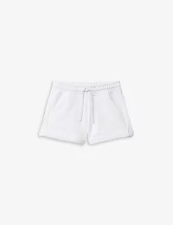 Benetton Logo-embroidered Cotton-jersey Shorts 6-14 Years