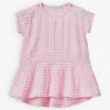 Benetton Gingham Cotton Dress 1-18 Months