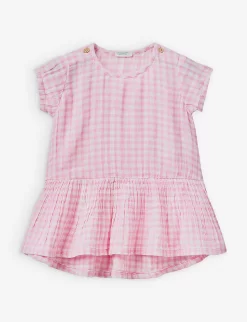 Benetton Gingham Cotton Dress 1-18 Months