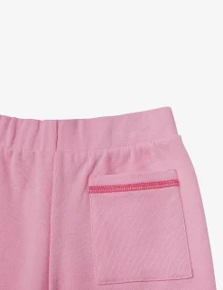 Benetton Logo-print Cotton-jersey Tracksuit 1-6 Years -Boutique Fashionable Childrens Clothing Store R04151728 PINK ALT02