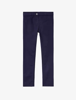 Benetton Slim-leg Stretch Cotton-blend Trousers 6-14 Years